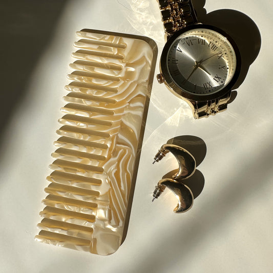 Ivory Wide Tooth Comb
